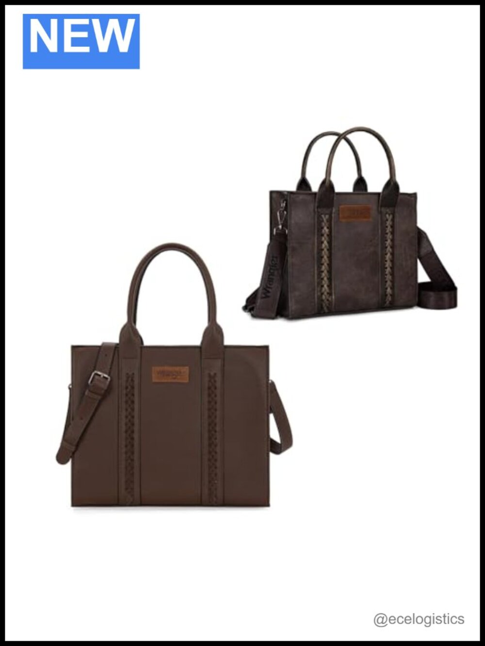 Large & Medium Leather Satchel Tote Bags for Women Top-Handle Purses with